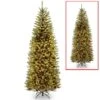 7.5 Ft. Pre-lit PowerConnect™ Kingswood Fir Slim Artificial Christmas Tree, Dual Color® LED Lights 2 7.5 Ft. Pre-lit PowerConnect™ Kingswood Fir Slim Artificial Christmas Tree, Dual Color® LED Lights -Christmas Designers Store 28904 KW7 D52 75