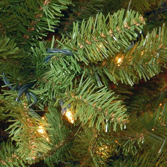 7.5 Ft. Pre-lit PowerConnect™ Kingswood Fir Slim Artificial Christmas Tree, Dual Color® LED Lights 5 7.5 Ft. Pre-lit PowerConnect™ Kingswood Fir Slim Artificial Christmas Tree, Dual Color® LED Lights - Image 3