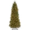 6.5 Ft. Pre-Lit Feel Real® Jersey Fraser Fir Pencil Slim Artificial Christmas Tree, Clear Lights -Christmas Designers Store 28904 PEJF1 362 65