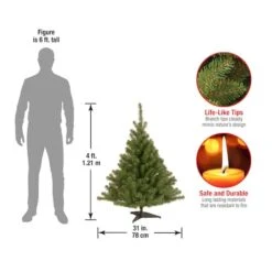 4 Ft. Unlit Kincaid Spruce Artificial Christmas Tree -Christmas Designers Store D040071S 15