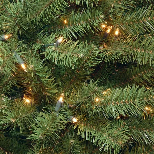 7ft. Pre-Lit North Valley® Spruce Artificial Christmas Tree With Clear Lights 6 7ft. Pre-Lit North Valley® Spruce Artificial Christmas Tree With Clear Lights - Image 4