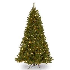 6.5ft. Pre-Lit North Valley® Spruce Artificial Christmas Tree, Clear Lights 10 6.5ft. Pre-Lit North Valley® Spruce Artificial Christmas Tree, Clear Lights -Christmas Designers Store D228397S 1 1
