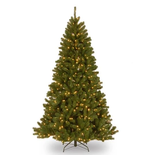 6.5ft. Pre-Lit North Valley® Spruce Artificial Christmas Tree, Clear Lights 3 6.5ft. Pre-Lit North Valley® Spruce Artificial Christmas Tree, Clear Lights