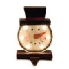 Glitzhome® 7.5" Marquee LED Snowman Stocking Holder 1 Glitzhome® 7.5" Marquee LED Snowman Stocking Holder -Christmas Designers Store D231689S 1