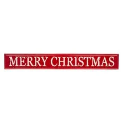 Glitzhome® 45.75" Merry Christmas Metal Wall Sign