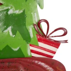 Glitzhome® 32" Christmas Rusty Metal Truck Yard Stake 16 Glitzhome® 32" Christmas Rusty Metal Truck Yard Stake -Christmas Designers Store D231754S 5