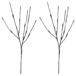 Northlight LED Brown & White Snow Branches Set