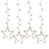 Northlight 100ct. Clear LED Star Silhouette Window Curtain Lights -Christmas Designers Store D237027S 1