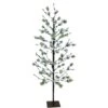5ft. Pre-Lit Twig Tree, White LED Twinkle Lights -Christmas Designers Store D248282S 1