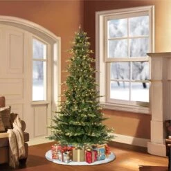 6.5ft. Pre-Lit Slim Aspen Fir Artificial Christmas Tree, Clear Lights -Christmas Designers Store D248381S 21