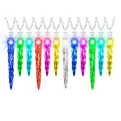 24ct. ColorMotion™ Deluxe Icicle LED String Lights