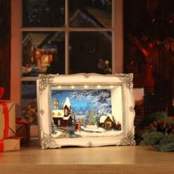 Mr. Christmas Church Animated Shadow Box Scenes 7 Mr. Christmas Church Animated Shadow Box Scenes -Christmas Designers Store D250154S 2
