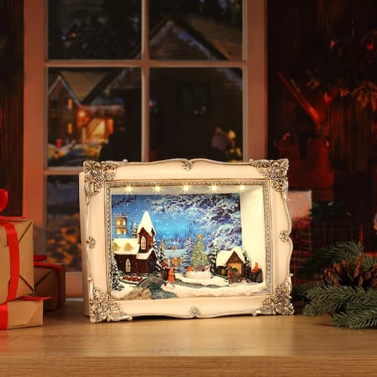 Mr. Christmas Church Animated Shadow Box Scenes 5 Mr. Christmas Church Animated Shadow Box Scenes - Image 3