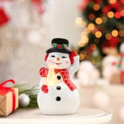 Mr. Christmas 5.5" LED Nostalgic Snowman Figure -Christmas Designers Store D250270S 2
