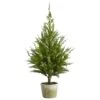 3.5ft. Unlit Cedar Pine Natural Look Artificial Christmas Tree -Christmas Designers Store D251284S 1