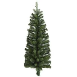 3ft. Pre-Lit Flat Back Wall Hanging Artificial Christmas Tree, Clear LED Lights -Christmas Designers Store D251297S 3