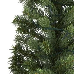 3ft. Pre-Lit Flat Back Wall Hanging Artificial Christmas Tree, Clear LED Lights -Christmas Designers Store D251297S 5