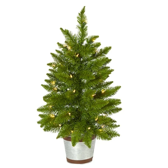 2ft. Pre-Lit Providence Pine Artificial Christmas Tree, Warm White Lights 3 2ft. Pre-Lit Providence Pine Artificial Christmas Tree, Warm White Lights