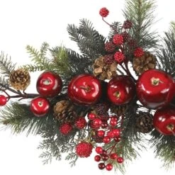 30" Red Apple & Berry Swag -Christmas Designers Store D251354S 12