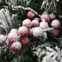 18" Snowy Bedford Urn Filler With Battery Operated LED Lights 14 18" Snowy Bedford Urn Filler With Battery Operated LED Lights -Christmas Designers Store D252347S 15