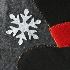 Holiday Snowman Bathroom Seat & Floor Cover Set -Christmas Designers Store D252357S 4