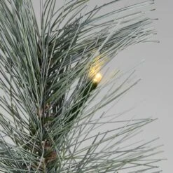 2ft. Pre-Lit Frosted Silver Pine Artificial Christmas Tree, Warm White LED Lights 14 2ft. Pre-Lit Frosted Silver Pine Artificial Christmas Tree, Warm White LED Lights -Christmas Designers Store D252566S 15