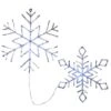 LED Ice Crystal Snowflakes Set 1 LED Ice Crystal Snowflakes Set -Christmas Designers Store D252590S 1