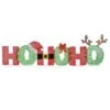 7.5ft. LED Red & Green Ho Ho Ho Decoration 2 7.5ft. LED Red & Green Ho Ho Ho Decoration -Christmas Designers Store D252599S 1