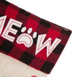 Glitzhome® 21" LED Cat Christmas Stockings, 2ct. -Christmas Designers Store D252863S 4