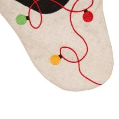 Glitzhome® 21" LED Cat Christmas Stockings, 2ct. -Christmas Designers Store D252863S 7