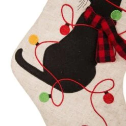 Glitzhome® 21" LED Cat Christmas Stockings, 2ct. -Christmas Designers Store D252863S 8