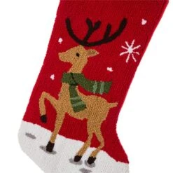 Glitzhome® 20" Red Reindeer Stockings, 2ct. 14 Glitzhome® 20" Red Reindeer Stockings, 2ct. -Christmas Designers Store D252891S 4