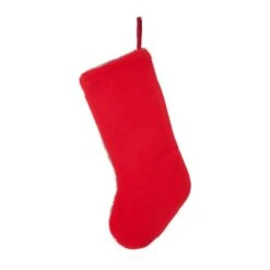 Glitzhome® 20" Red Reindeer Stockings, 2ct. 15 Glitzhome® 20" Red Reindeer Stockings, 2ct. -Christmas Designers Store D252891S 5
