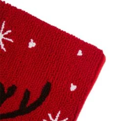 Glitzhome® 20" Red Reindeer Stockings, 2ct. 17 Glitzhome® 20" Red Reindeer Stockings, 2ct. -Christmas Designers Store D252891S 7
