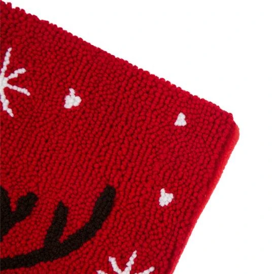 Glitzhome® 20" Red Reindeer Stockings, 2ct. 10 Glitzhome® 20" Red Reindeer Stockings, 2ct. - Image 8