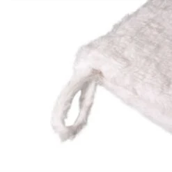 Glitzhome® 21" White Plush With Snowflake Christmas Stocking, 2ct. -Christmas Designers Store D252905S 4