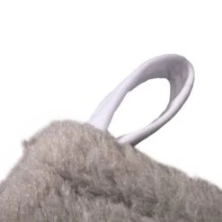 Glitzhome® White Fleece Christmas Stocking & Tree Skirt Set -Christmas Designers Store D252909S 5