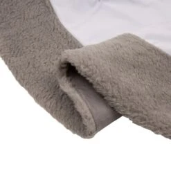 Glitzhome® White Fleece Christmas Stocking & Tree Skirt Set -Christmas Designers Store D252909S 7