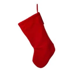 Glitzhome® 21" Cardinal Hooked Stocking -Christmas Designers Store D252948S 4
