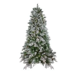 Northlight 6.5ft. Pre-Lit Mixed Rose Mary Emerald Angel Pine Artificial Christmas Tree, Clear LED Lights 14 Northlight 6.5ft. Pre-Lit Mixed Rose Mary Emerald Angel Pine Artificial Christmas Tree, Clear LED Lights -Christmas Designers Store D253638S 11