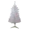 Northlight 3ft. Pre-Lit White Iridescent Pine Artificial Christmas Tree, Pink Lights 2 Northlight 3ft. Pre-Lit White Iridescent Pine Artificial Christmas Tree, Pink Lights -Christmas Designers Store D253654S 1
