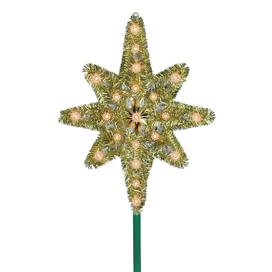 Northlight 21" Gold Lighted Star Of Bethlehem Tree Topper 6 Northlight 21" Gold Lighted Star Of Bethlehem Tree Topper - Image 4