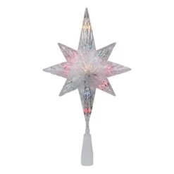 Northlight 11" Lighted Clear Crystal Star Of Bethlehem Tree Topper -Christmas Designers Store D253706S 11