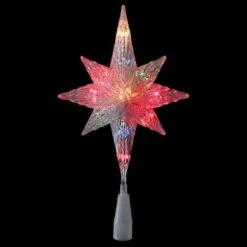 Northlight 11" Lighted Clear Crystal Star Of Bethlehem Tree Topper -Christmas Designers Store D253706S 12