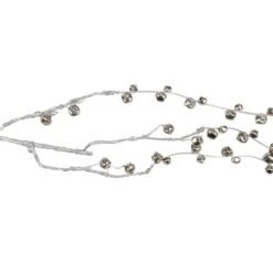 Northlight 3.4ft. Silver Hanging Jingle Bell Spray -Christmas Designers Store D253903S 2