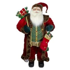 Northlight 4ft. Standing Santa Christmas Figure With Presents -Christmas Designers Store D253946S 11