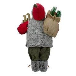 Northlight 18" Standing Santa Christmas Figure Carrying Presents & Sled 17 Northlight 18" Standing Santa Christmas Figure Carrying Presents & Sled -Christmas Designers Store D253955S 15