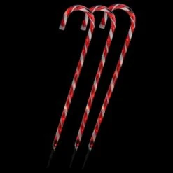 Northlight 2ft. Red & White Lighted Candy Cane Christmas Light Set -Christmas Designers Store D253968S 3