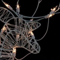 Northlight White Glittered Doe, Fawn & Reindeer Lighted Christmas Decoration 13 Northlight White Glittered Doe, Fawn & Reindeer Lighted Christmas Decoration -Christmas Designers Store D253969S 13