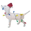Northlight 3ft. White Lighted Standing Dog Christmas Decoration -Christmas Designers Store D253974S 1